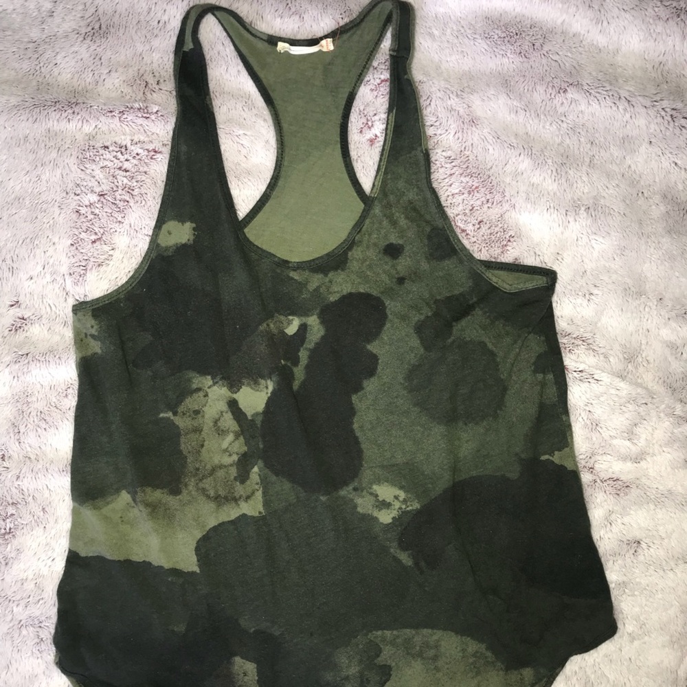Athletica Green Camo Tank